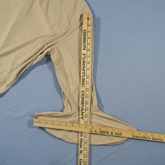 Vintage Fiorlini Shirt Womens 14/16 Tan Bell Flare Sleeve Soft Boho Cottage USA - Picture 9 of 12